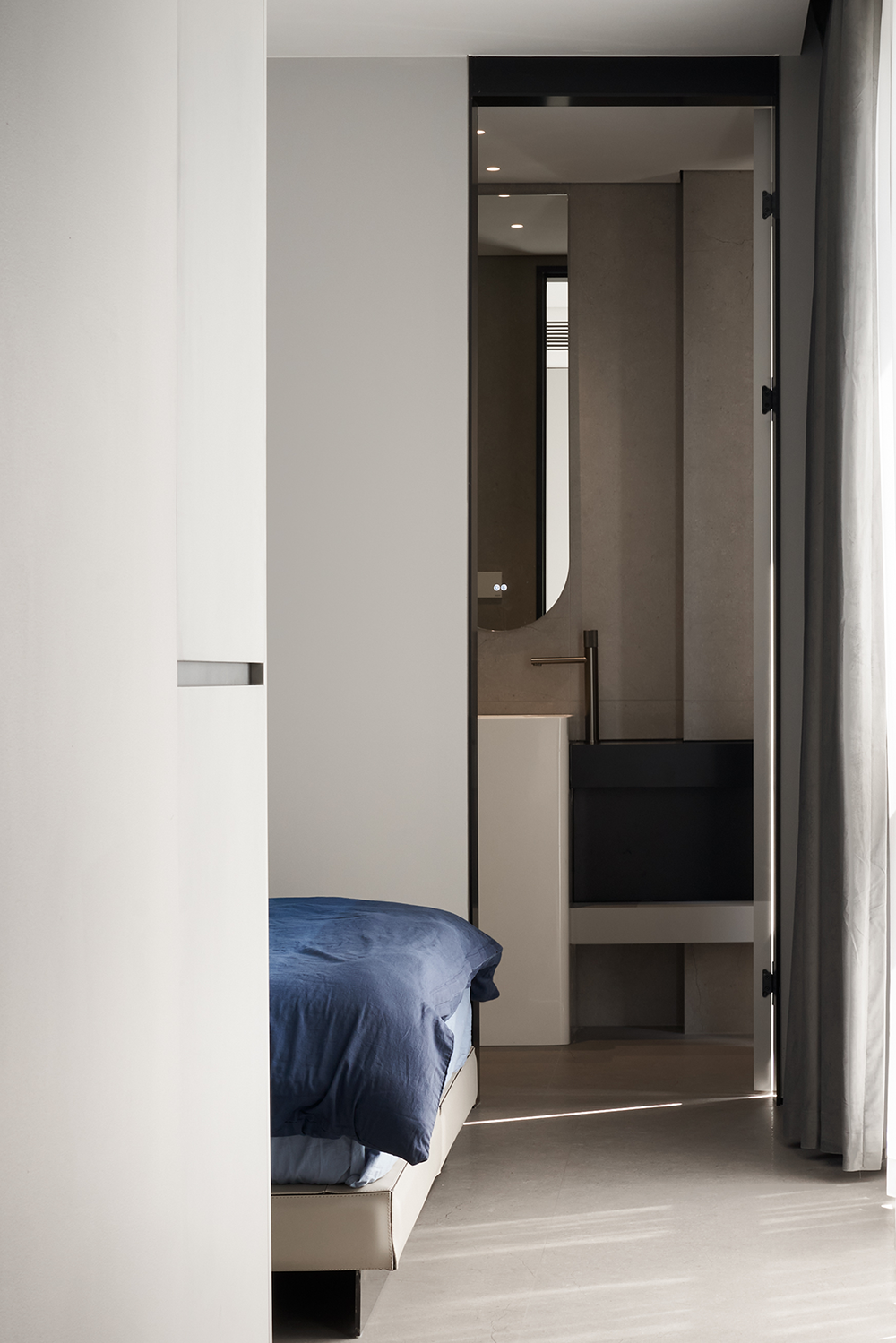 黑白格调现代别墅设计丨中国杭州丨杭州又贰设计-60