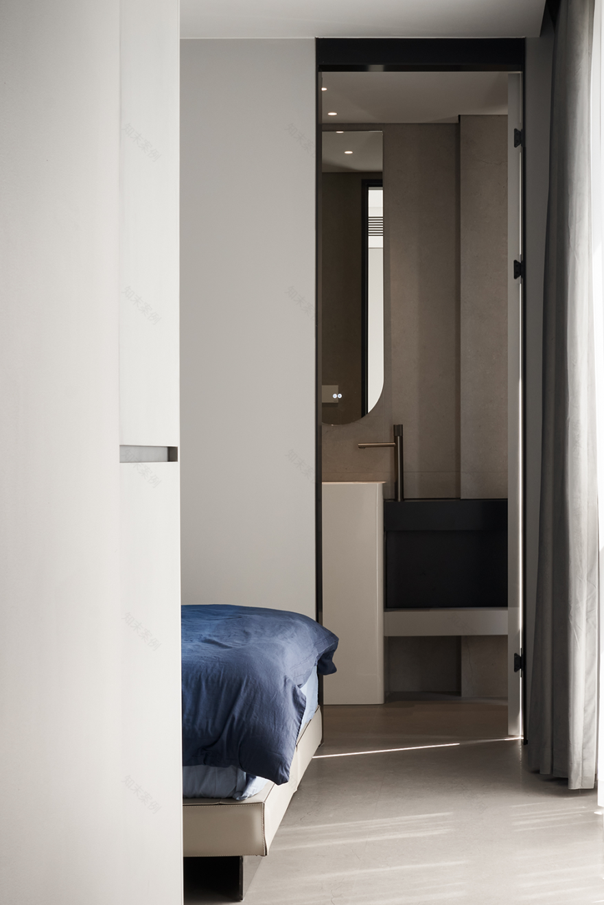 黑白格调现代别墅设计丨中国杭州丨杭州又贰设计-60