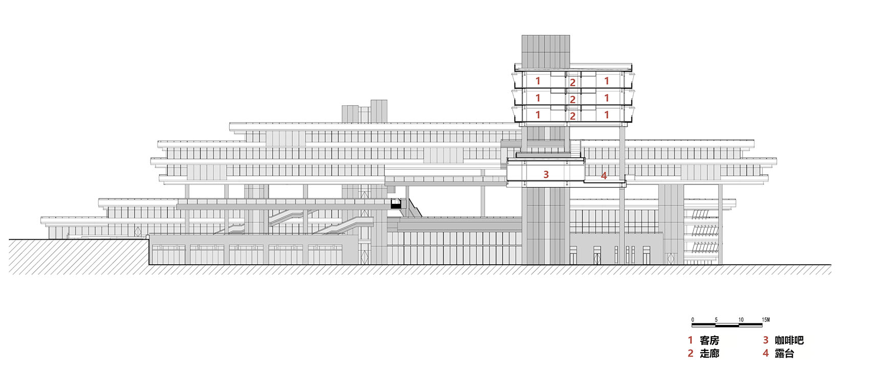 徐州园博园宕口酒店丨中国徐州丨筑境设计-91