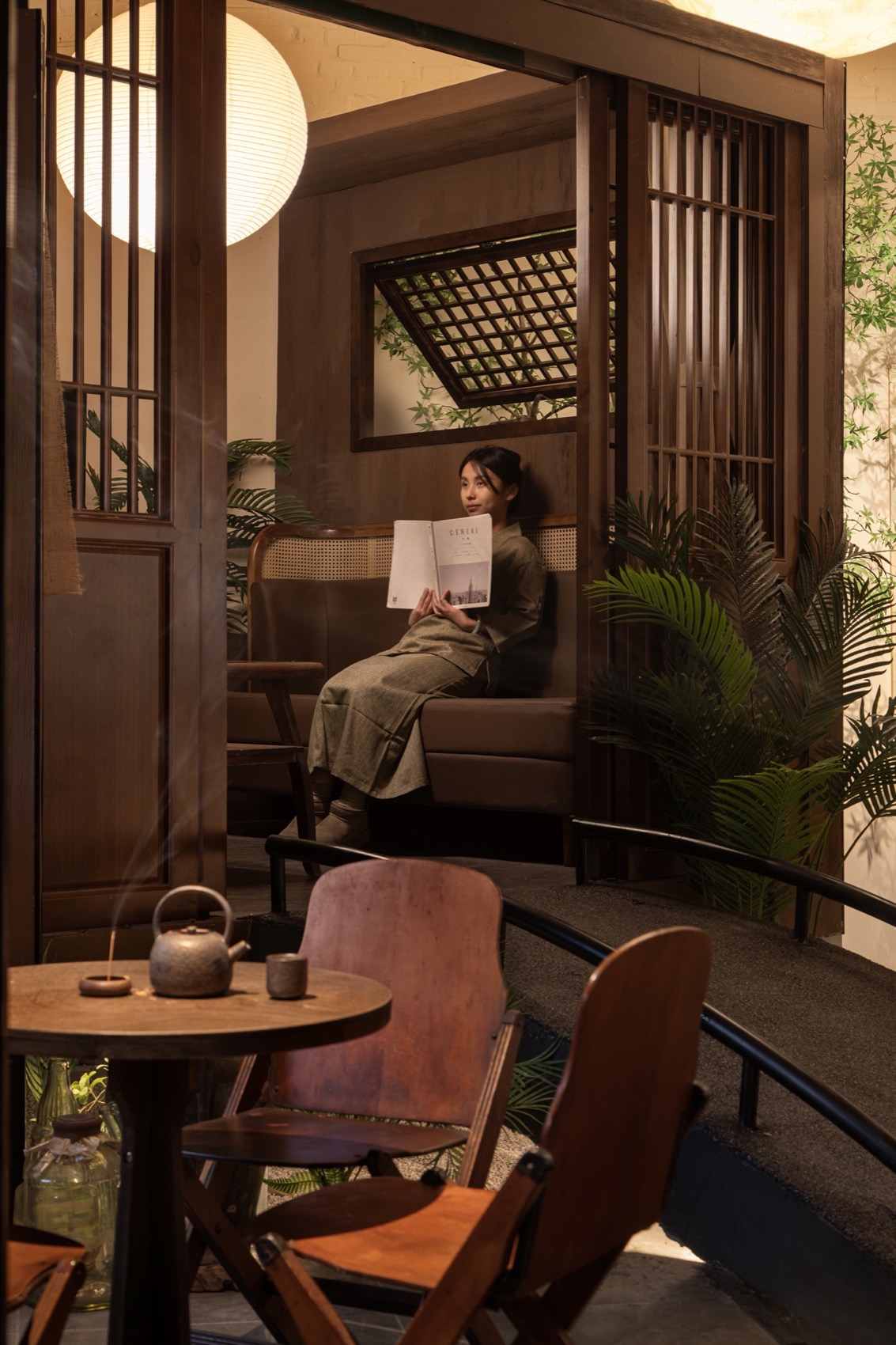 致朴茶肆丨中国太原丨斑斓空间设计-30