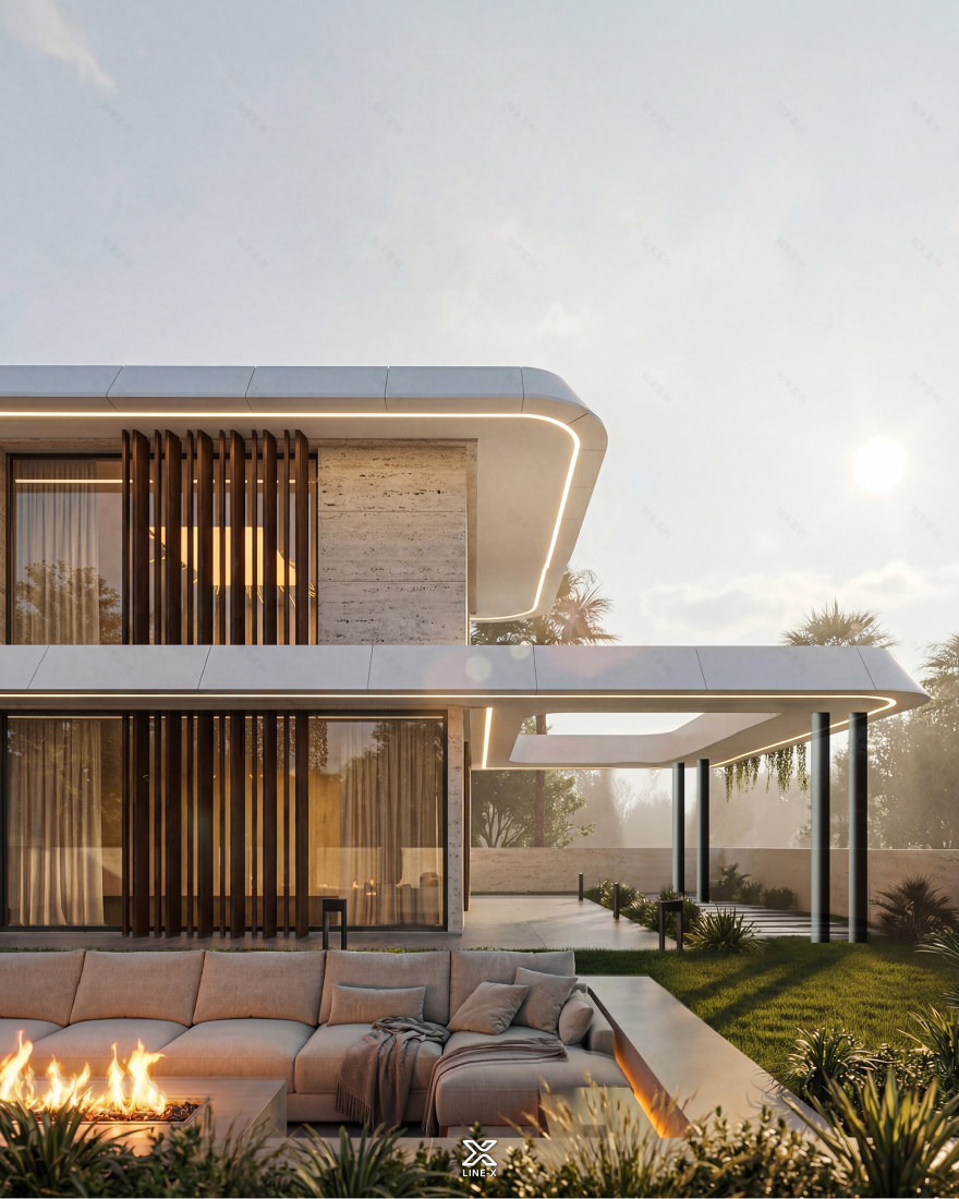 雕刻宁静别墅丨瑞士丨Line X-8