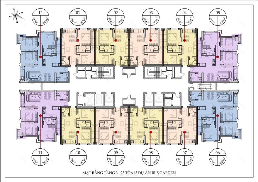 Iris Garden公寓项目丨越南河内丨越南NKB Archi有限公司-40