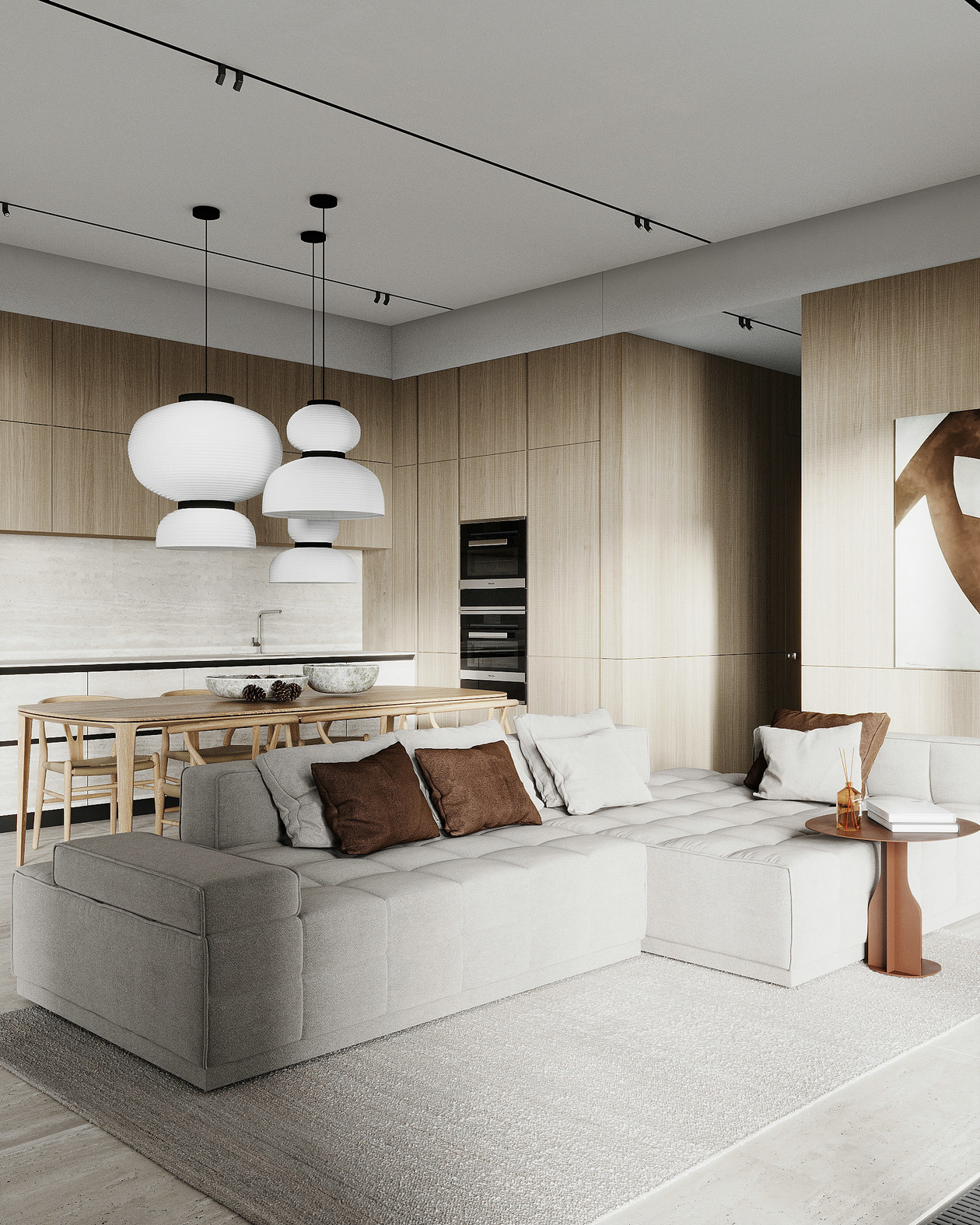 原木风小空间公寓设计-4