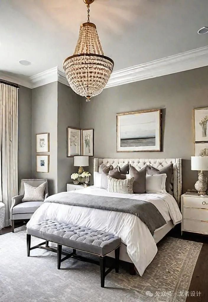 2024迷人的主卧室装饰创意丨中国北京丨北京戈者设计-71