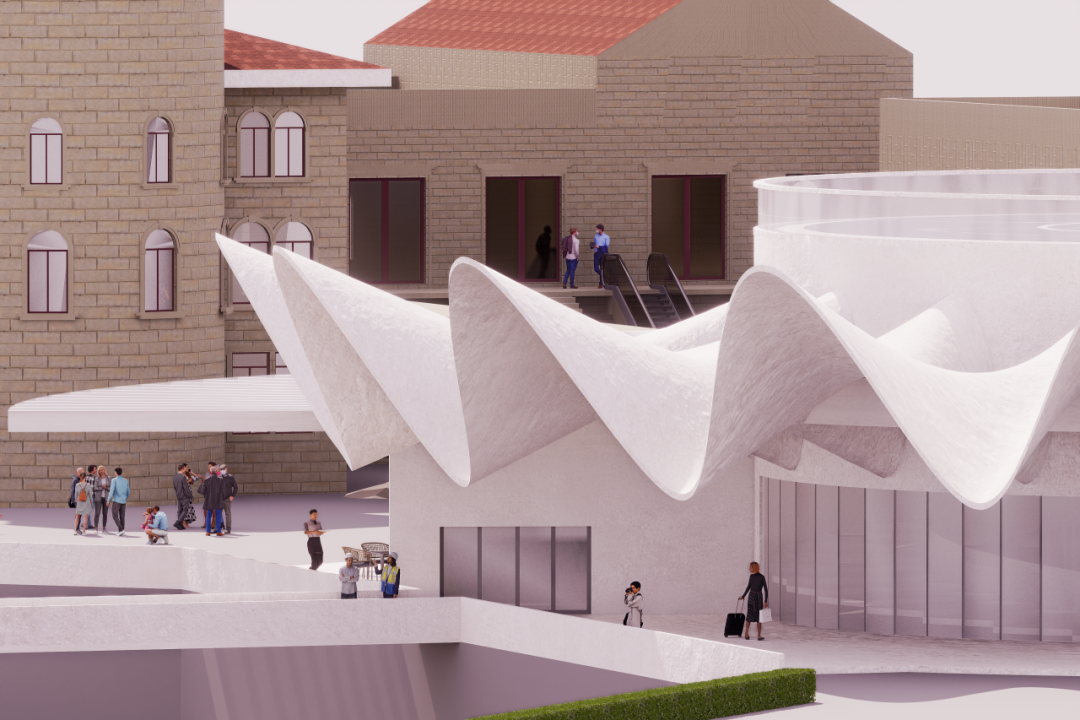 清华美院毕设刷屏！聚焦低空经济，打造eVTOL交通文旅综合体，还拿了全国十佳模型-33