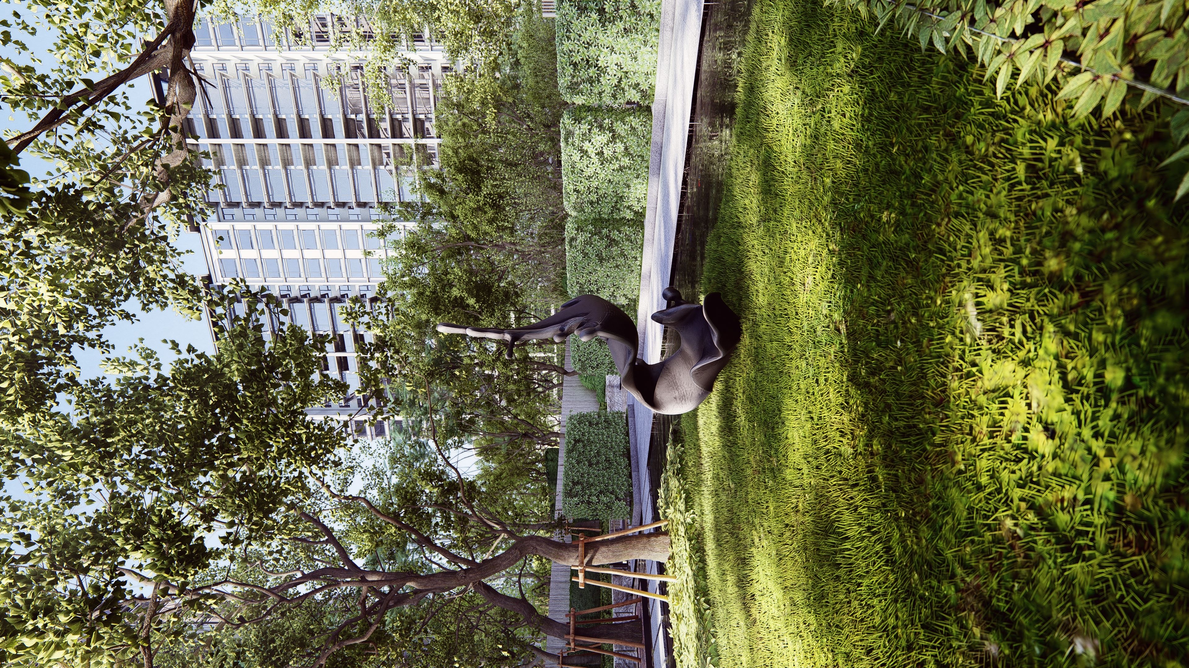 绿意盎然 | Lumion 打造沉静林间空间-8