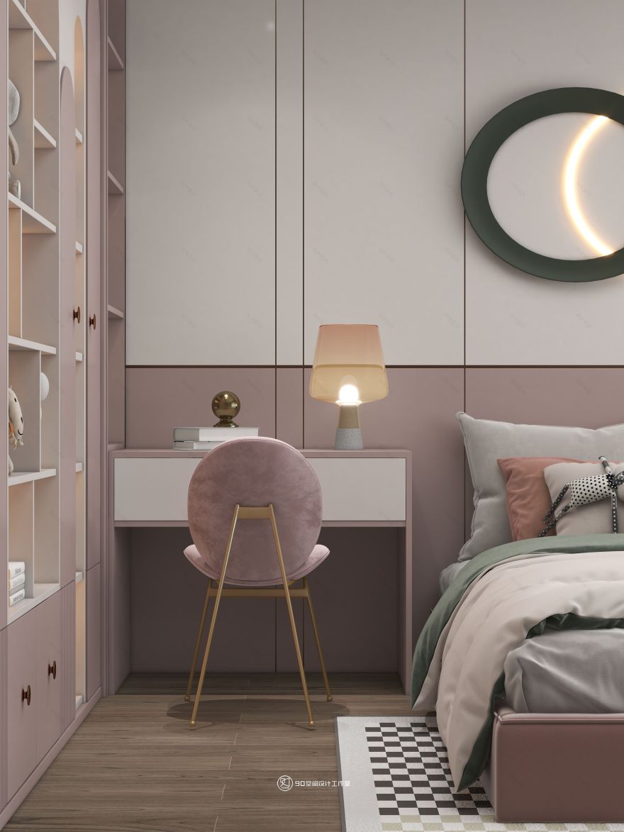 海市蜃楼现代轻奢风格挑高别墅设计丨90 空间设计-50