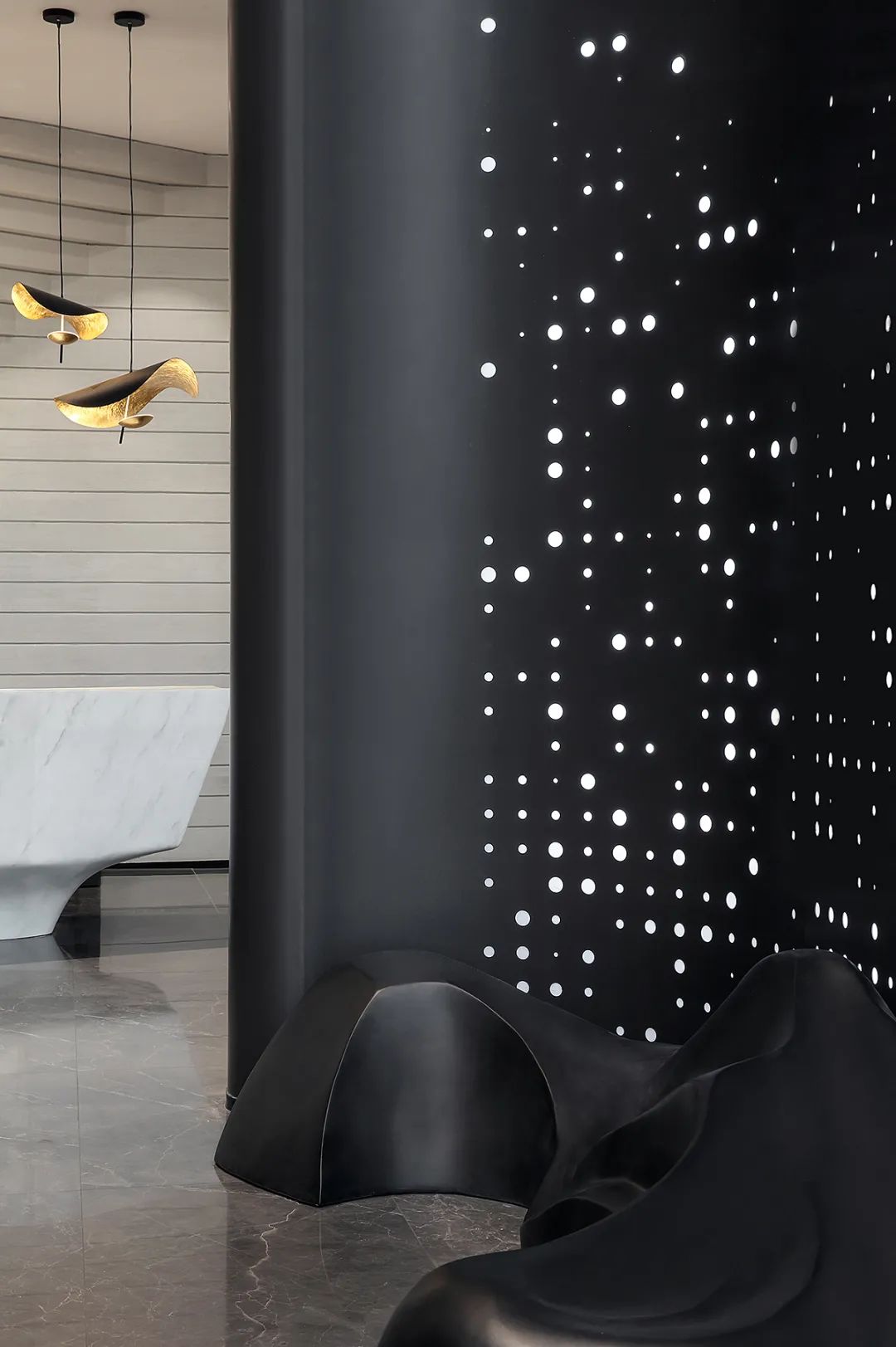 银川中梁印营销中心 | 宇宙星辰下的刚柔并济空间-16