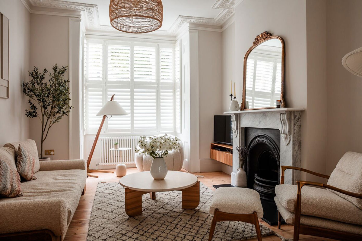 伦敦舒适温馨的翻新联排别墅-1