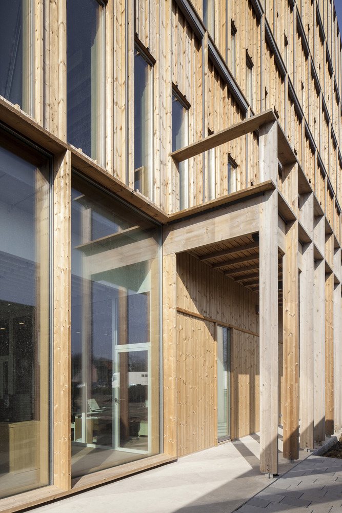 比利时 IOK 总部 | 模块化木构建筑的生态实践-30