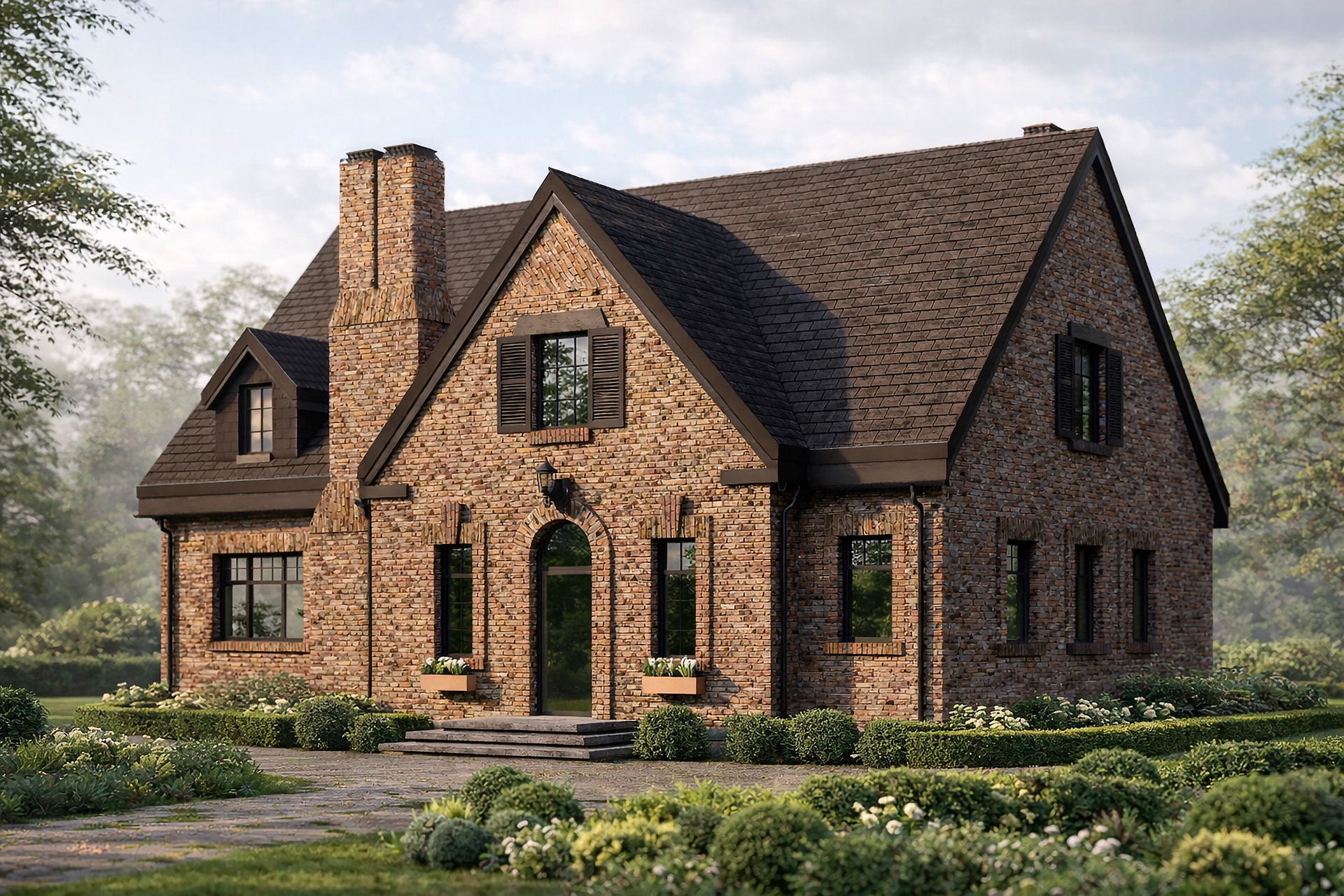 都铎式房屋丨俄罗斯莫斯科丨Anastasiia Muratova-25