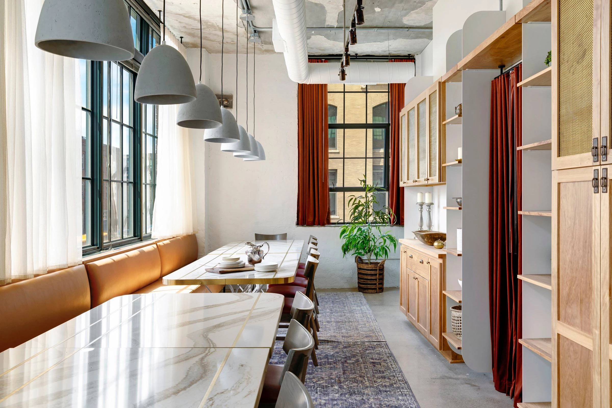 美国明尼阿波利斯 700 平方英尺公寓私人餐厅设计丨Studio Grey-7