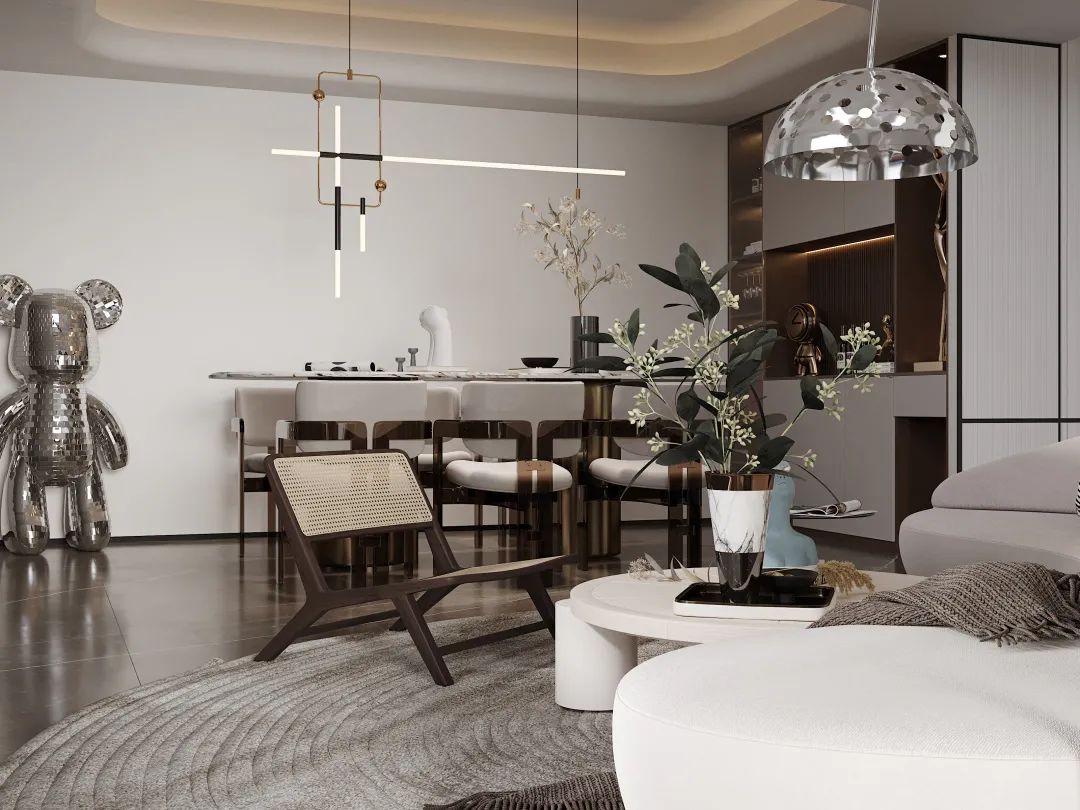 福州万科金域华府现代简约复式楼设计丨中国福州丨林健,康伟军,章丽青,何靓妮-14