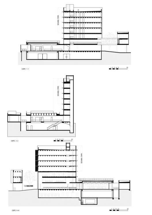 阿根廷建筑师协会总部 · 混凝土与绿意的共生-34