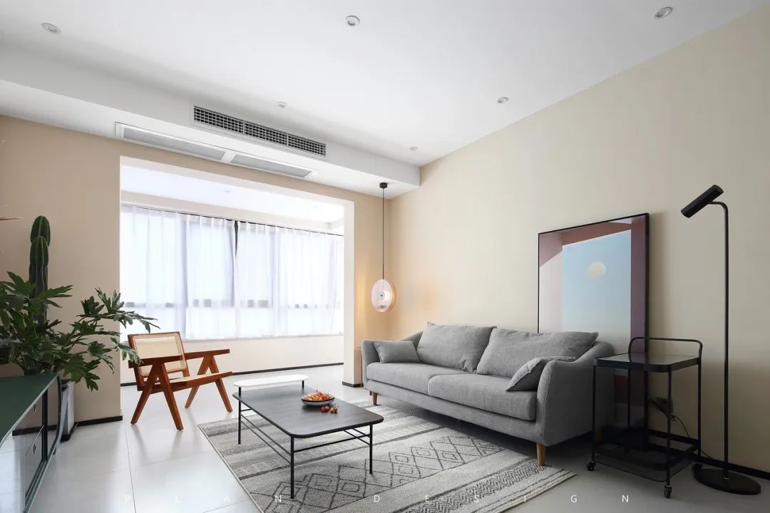 成都 108 平三居室,全屋无硬造型,温润细腻的色彩设计-33