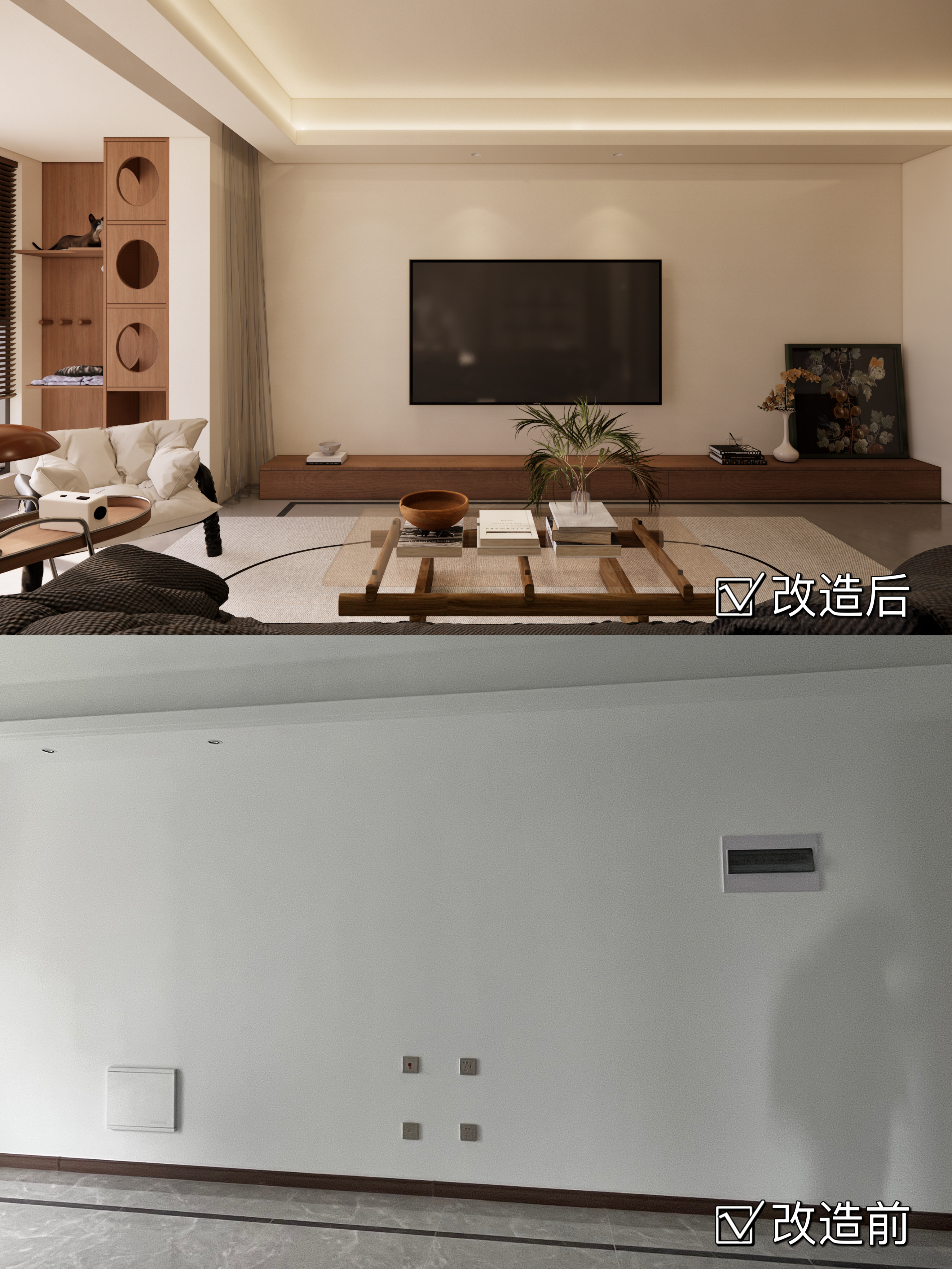 陌上设计｜125㎡合光映精装房改造-13