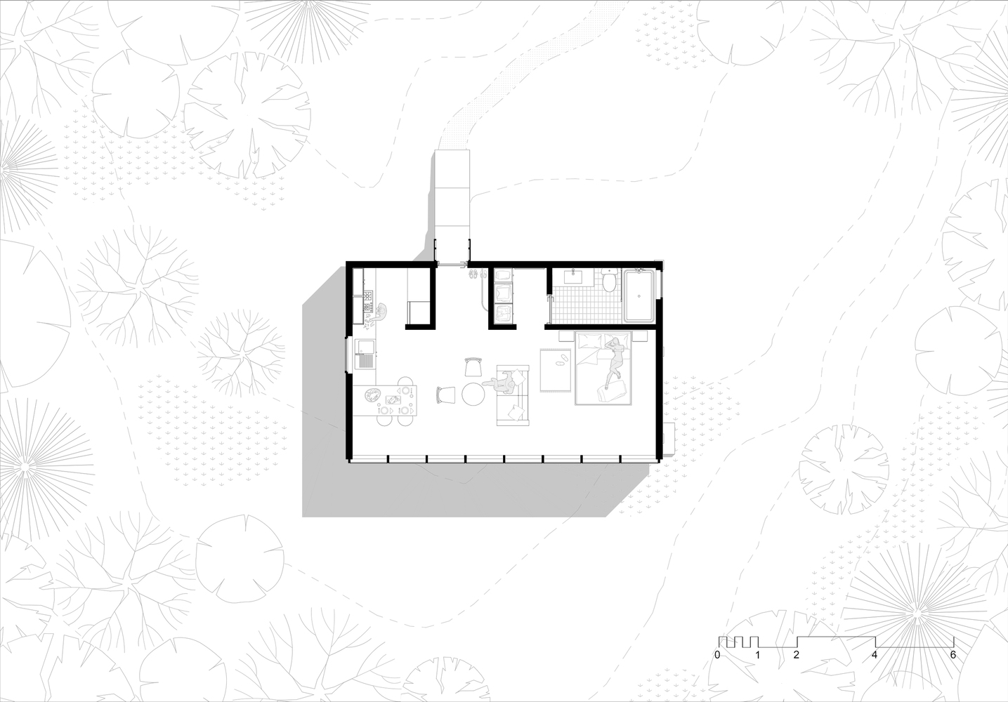 智利 45m²民宿 Mezzanina Cabin丨Arce&Westermeier-23