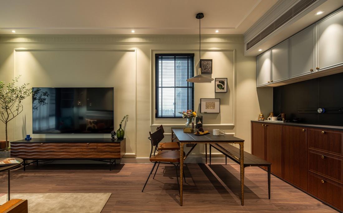 LDK 轻复古平层设计，浪漫与火热共存-24