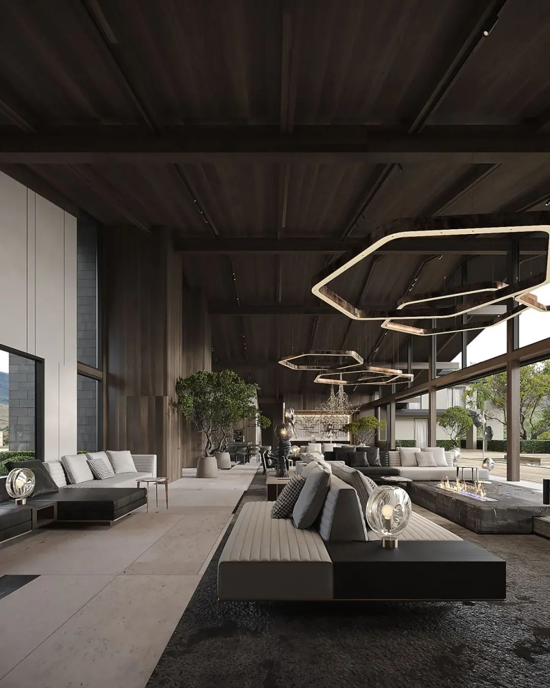 灰色奢华 · 1300㎡大宅设计丨IQOSA Architect-13