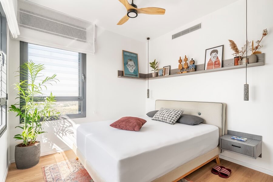 150 מ"ר ברמת גן: מודרנית, אקלקטית ומשקיפה אל הנוף - WALLS : WALLS-36