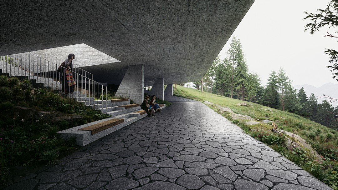 中建西南院在建方案：甲扎尔甲山洞窟壁画博物馆丨中国阿坝藏族羌族自治州丨中国建筑西南设计研究院有限公司 郑勇工作室+设计七院公司-23