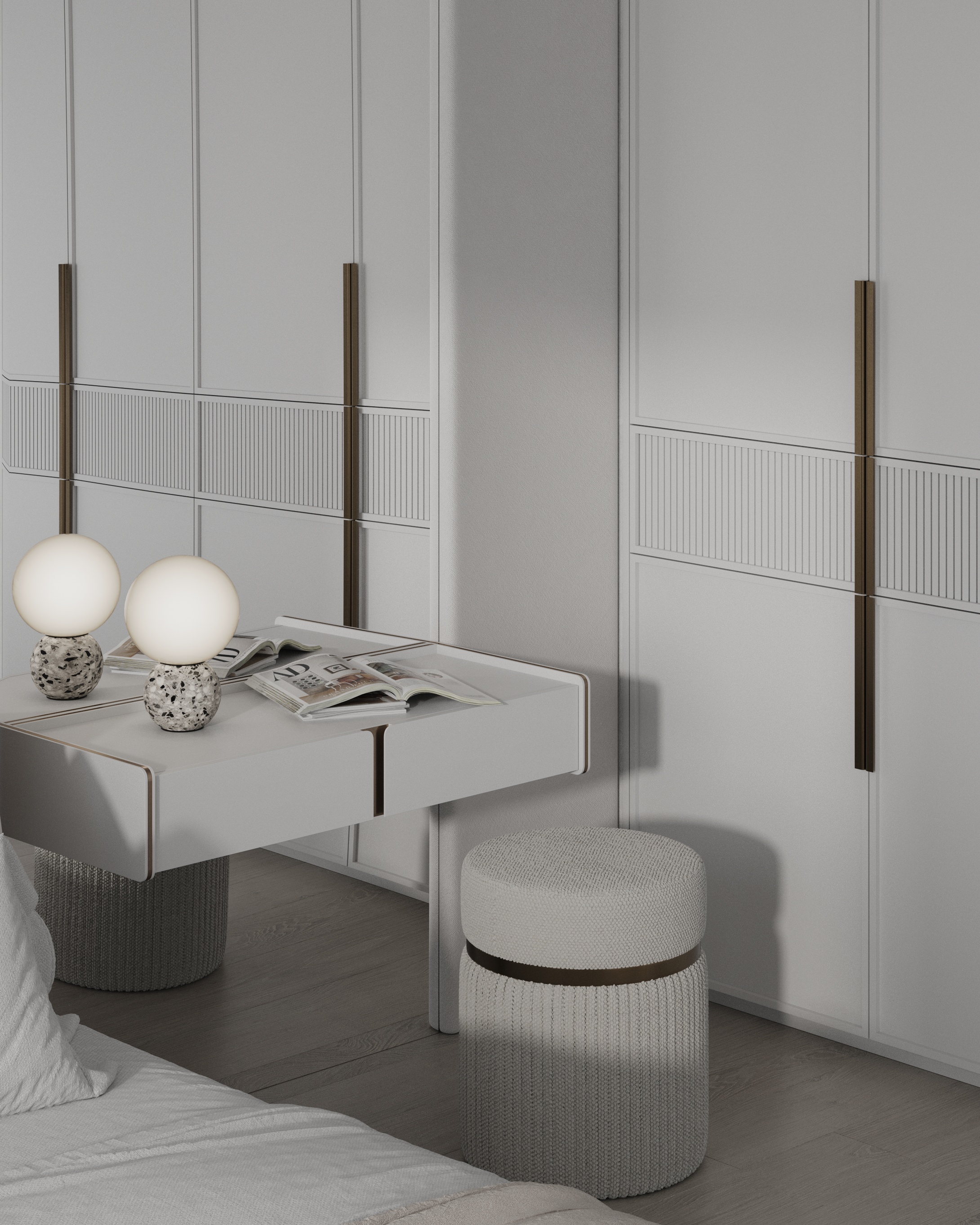 主卧室可视化设计丨美国丨Inesa Orlenko-16