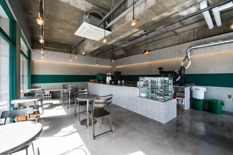 简约清新 18 坪咖啡厅-3