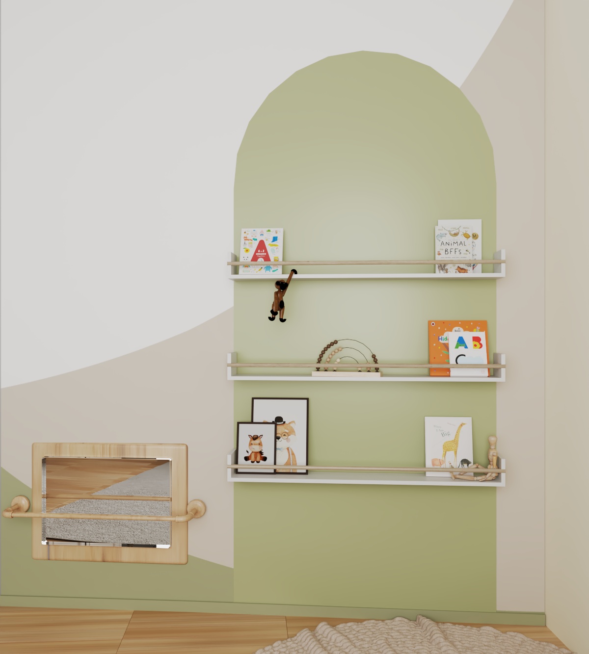 kids bedroom interior design/MontessoriDesign-4
