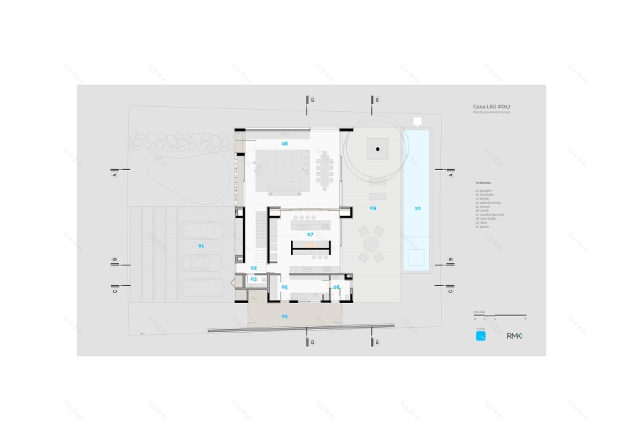 LSG #DM 住宅 | 混凝土棱镜与玻璃空间的互动-2