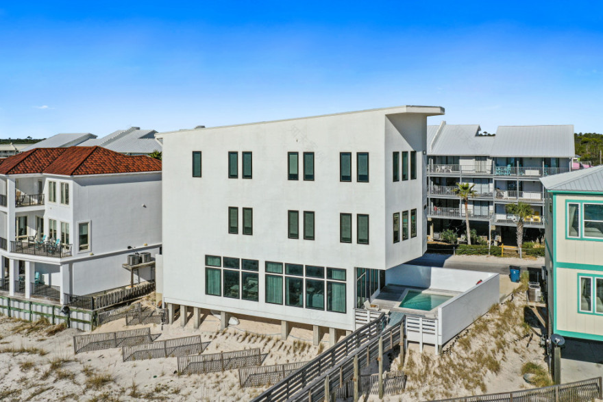 Cross Lane现代海滨住宅丨美国阿拉巴马丨Bob Chatham Custom Home Design-22