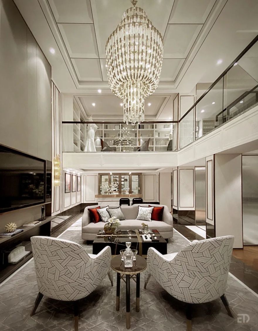 别墅样板间案例-91