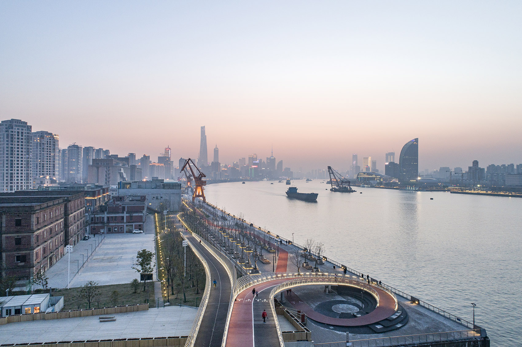 洋泾港步行桥,上海 / 刘宇扬建筑事务所-12