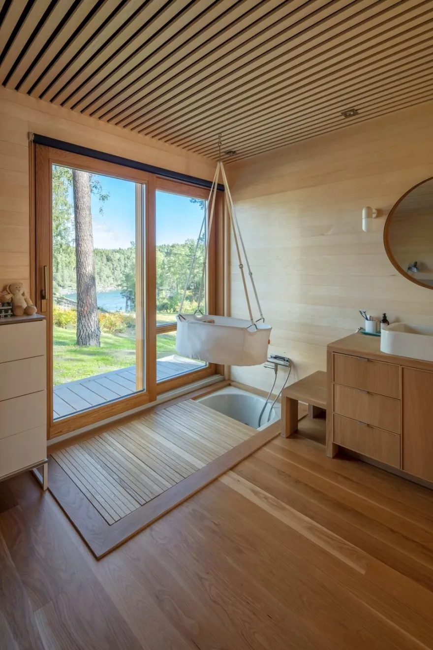 挪威 Oslo 峡湾的“Villa Løken”木质别墅-30