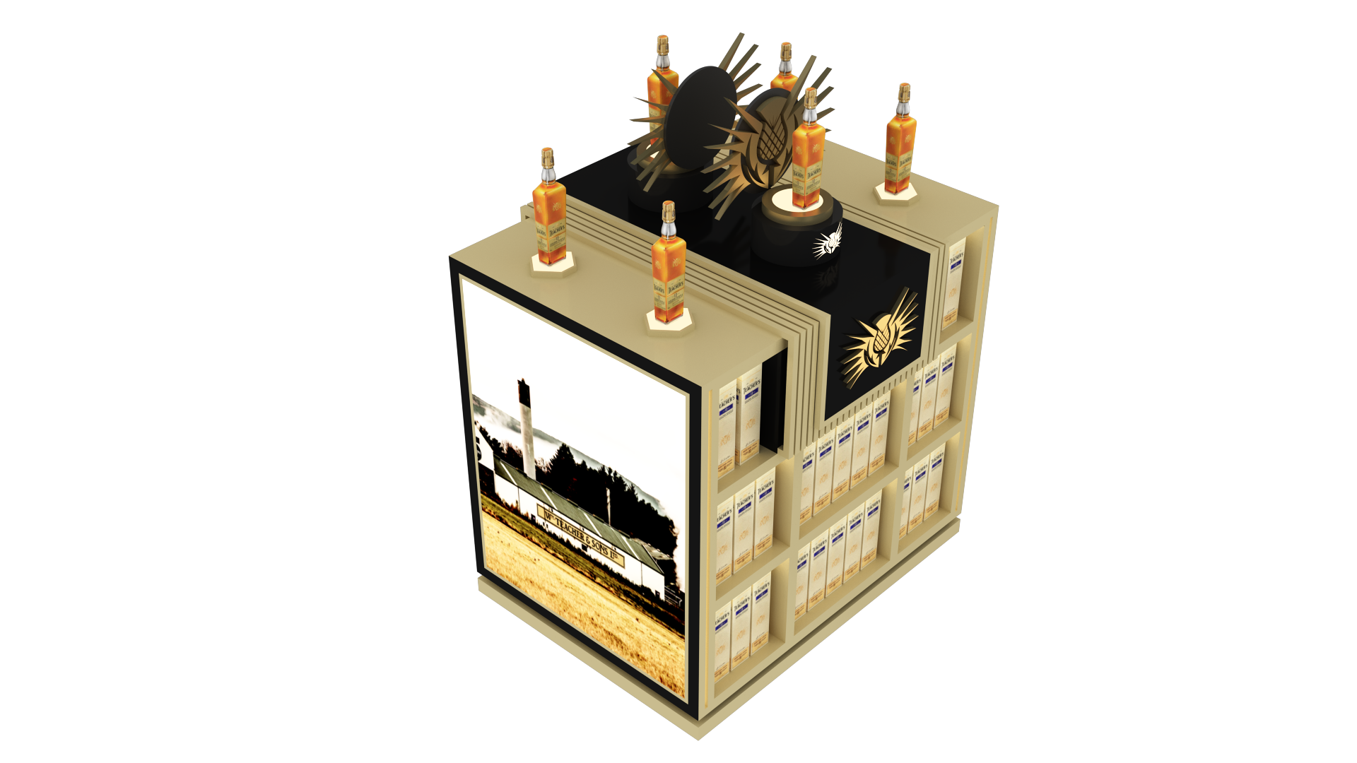 Teacher's Wall's / Bar Design/ Gondola Design-9