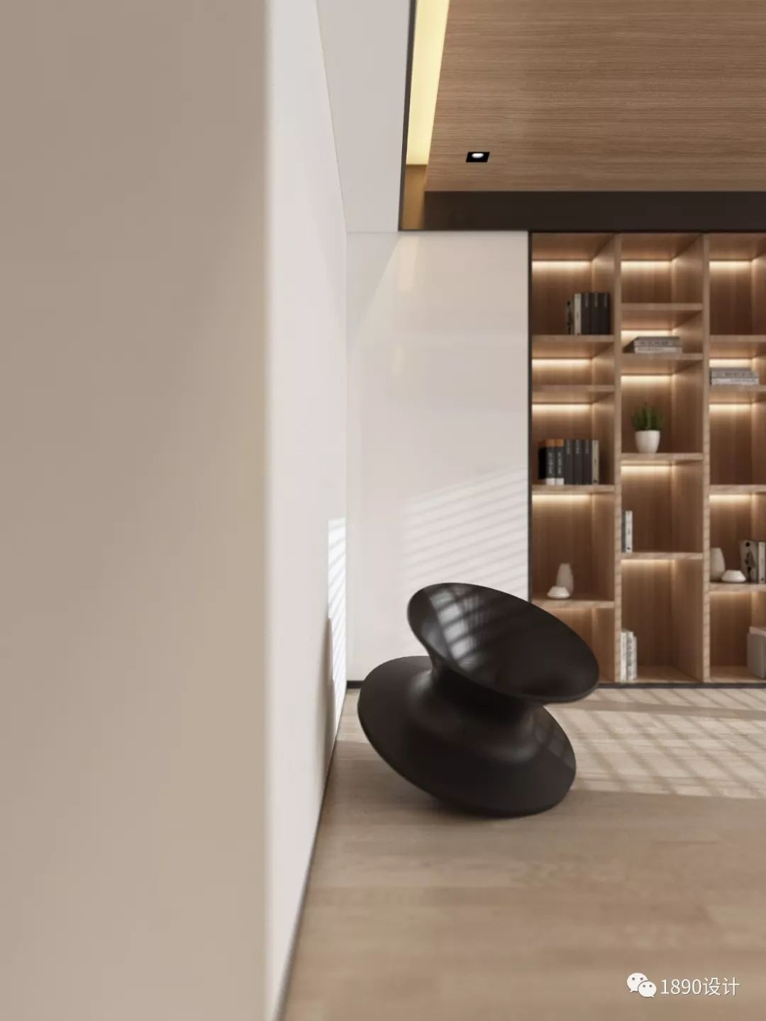 万科森林公园 242㎡通厅设计，折纸概念让空间更立体-13