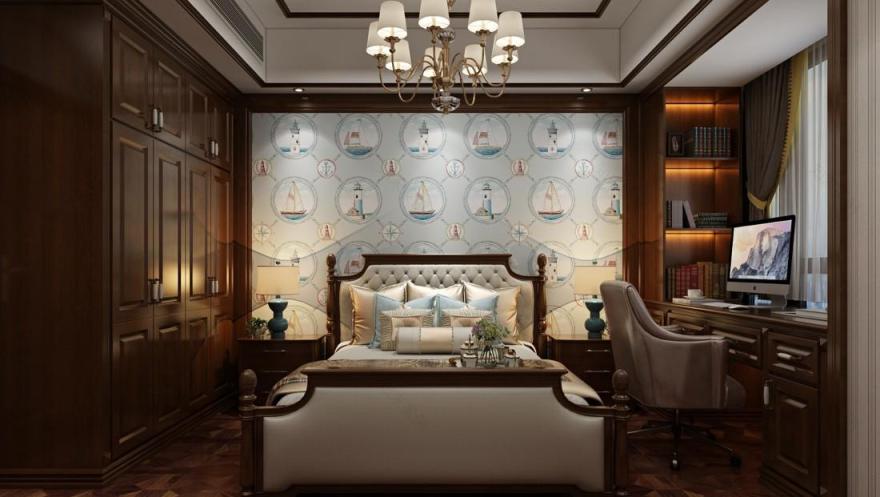 吉首市溶江小区壹号复式楼美式风格-88