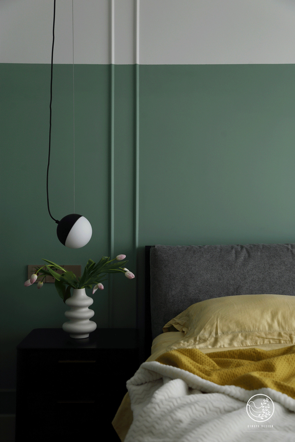 绿意盎然的春日之家 · 成都金牛区的现代清雅住宅设计丨中国成都丨清羽设计-59