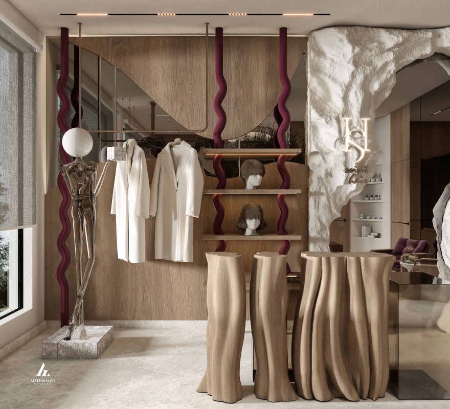 豪华现代美容院设计丨@ahmedismail_designs-13