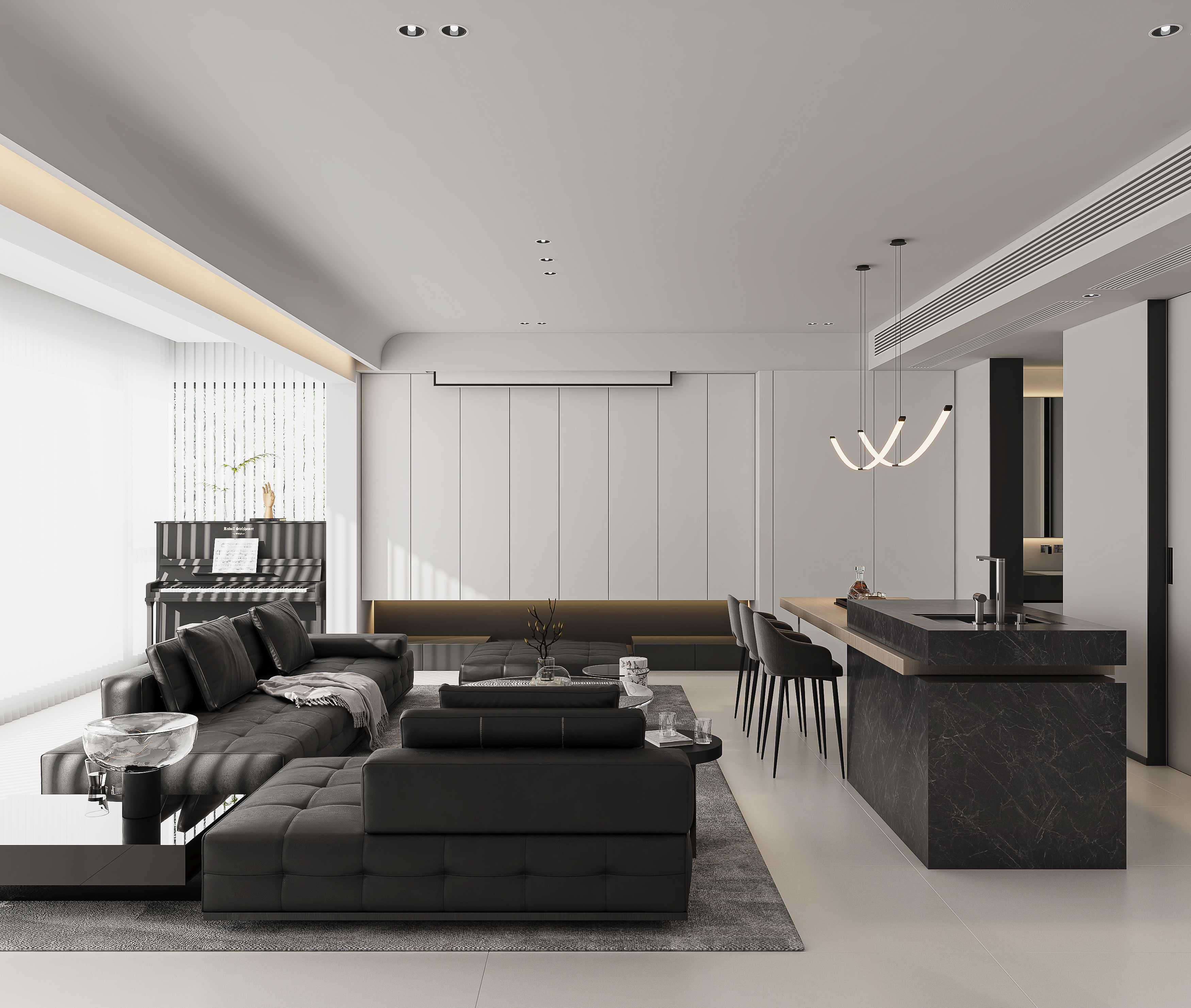 江城九里  极简黑白-0