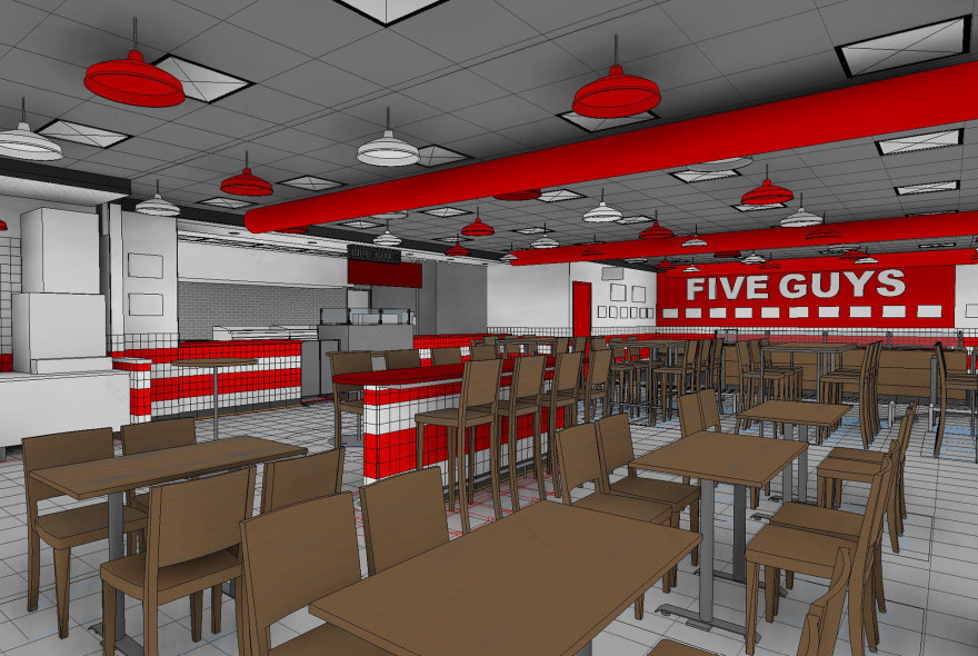 Five Guys· Penrith 快餐店设计丨澳大利亚新南威尔士丨Design Partnership Australia-77