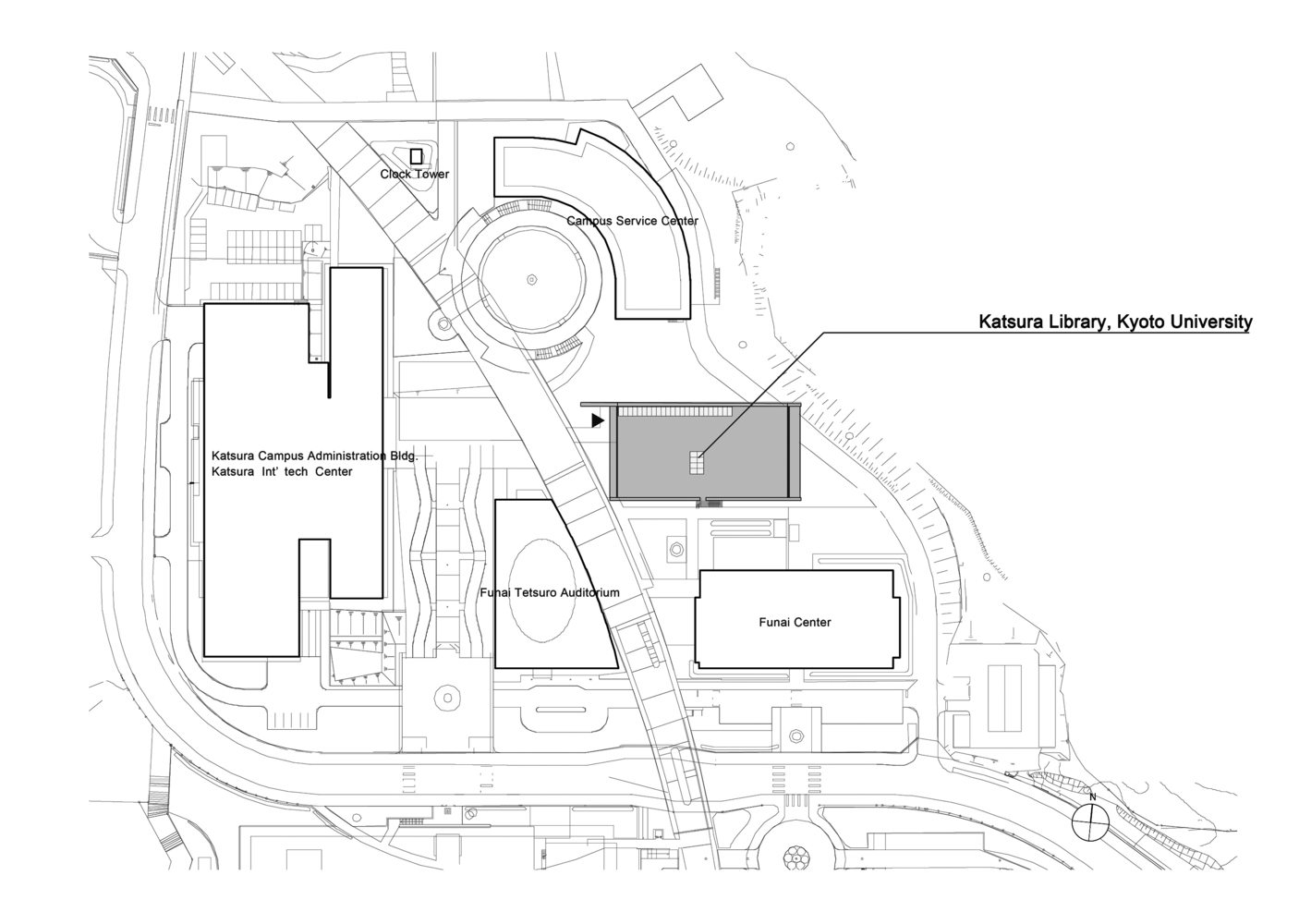 日本工程学院京都大学图书馆丨日本京都丨K.ASSOCIATES,Architects-22