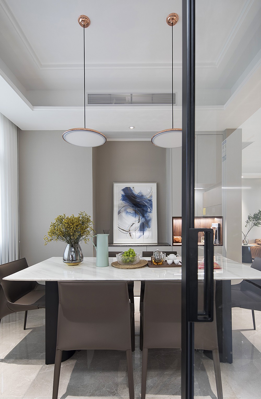 上海 160 平米大平层设计 | 素隐风格演绎舒适生活-8