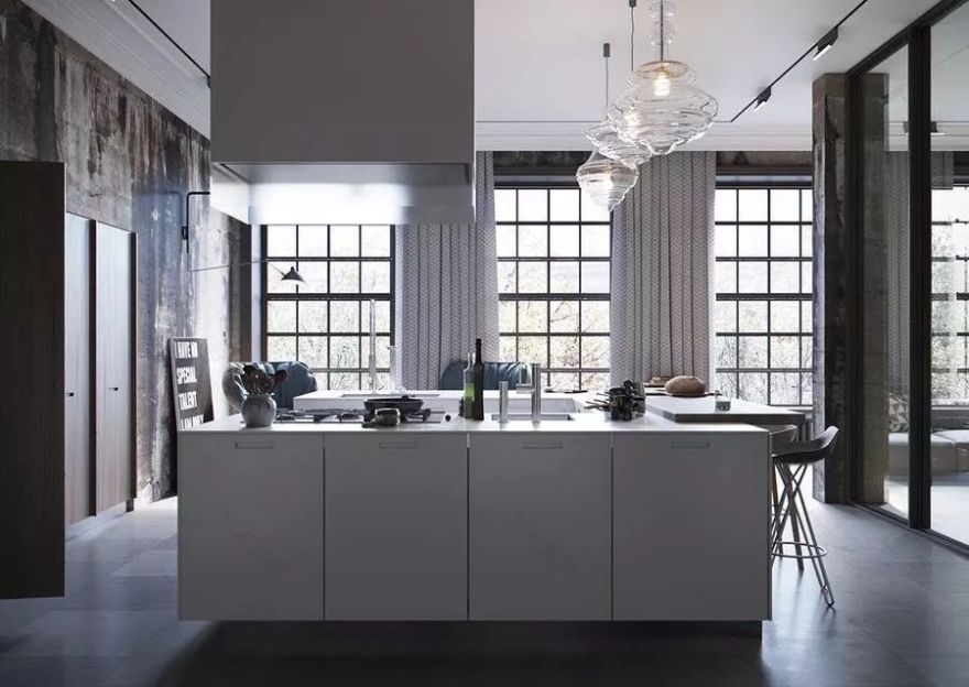 工业风,粗狂而神秘 | 打造个性住宅空间-11