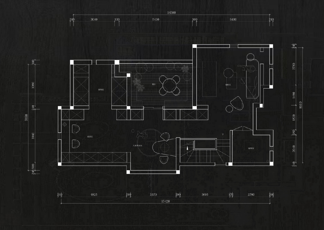 黑白灰的魅影之家 · 爵世名邸的现代艺术设计丨亚町设计-19