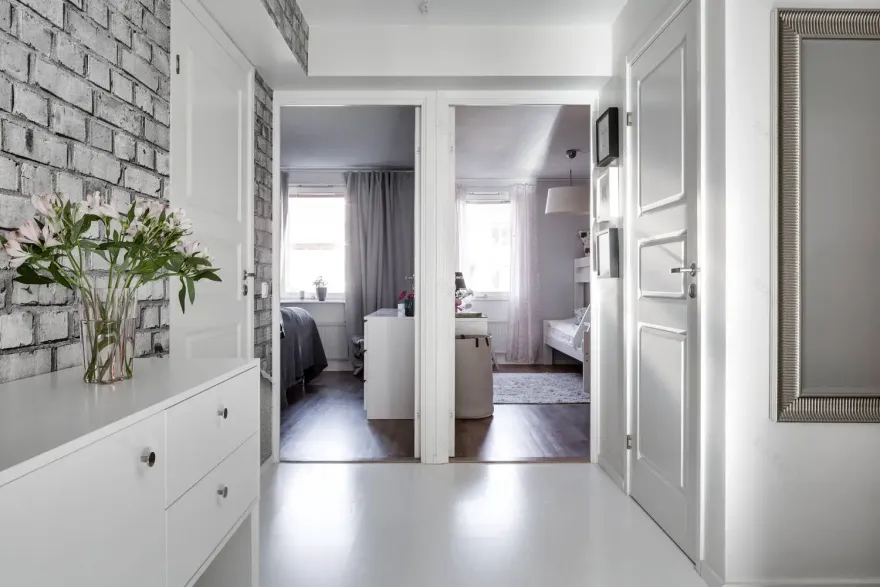 瑞典 76m²公寓,对比鲜明的设计魅力-9