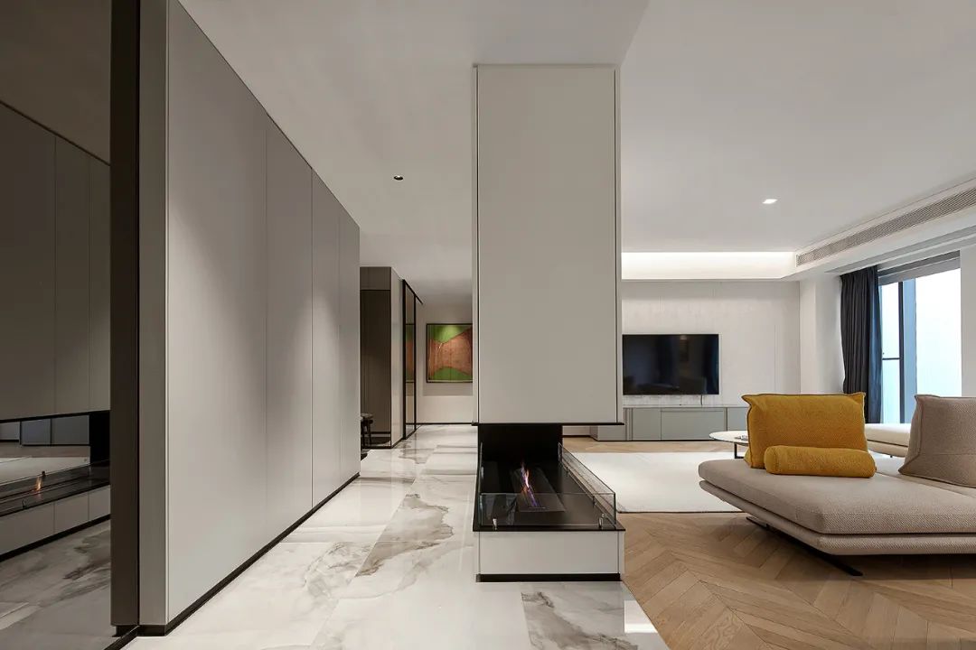 宁波 200㎡现代优雅美宅,诠释空间与人的契合点-9