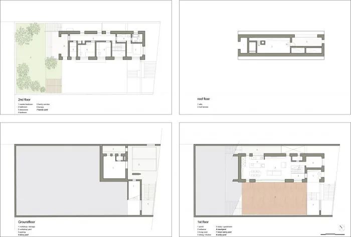 韩国“齐柏林号”独栋别墅丨韩国金浦市丨SOBO architects-23