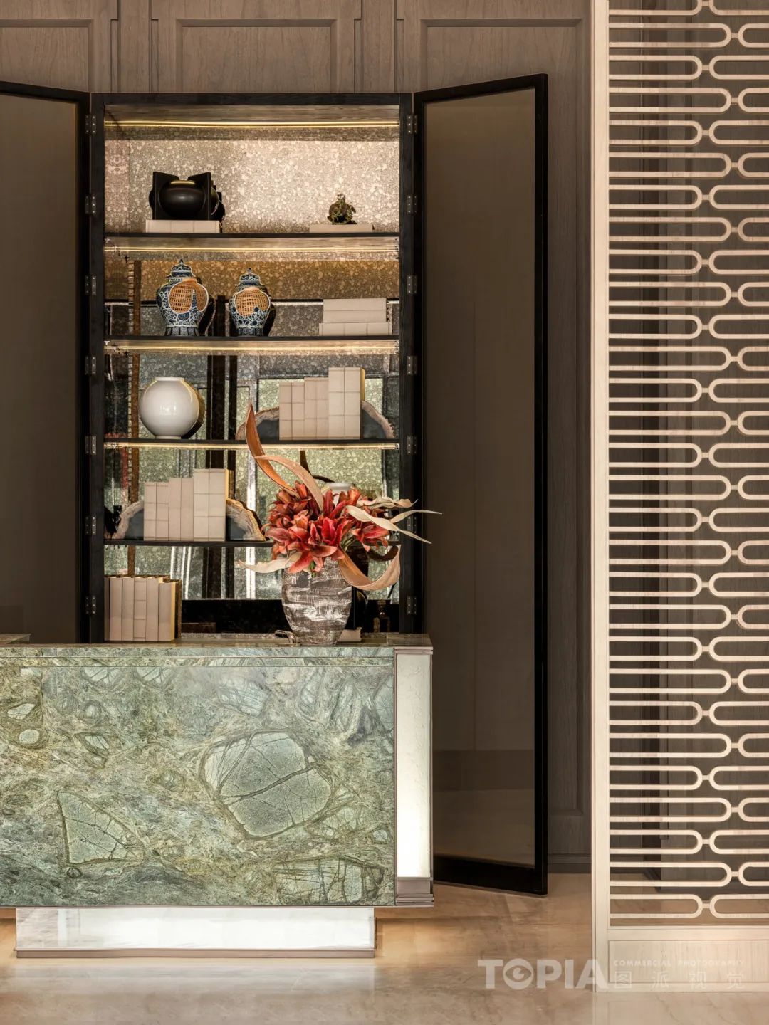 绍兴华润置地·盈致未来文创润樾山名邸丨中国绍兴丨G.ART 集艾设计褚震团队,上海墨玛艺术设计工程有限公司-25