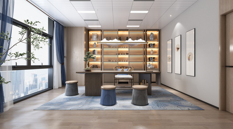 38 层文化艺术品交易公司室内设计-42