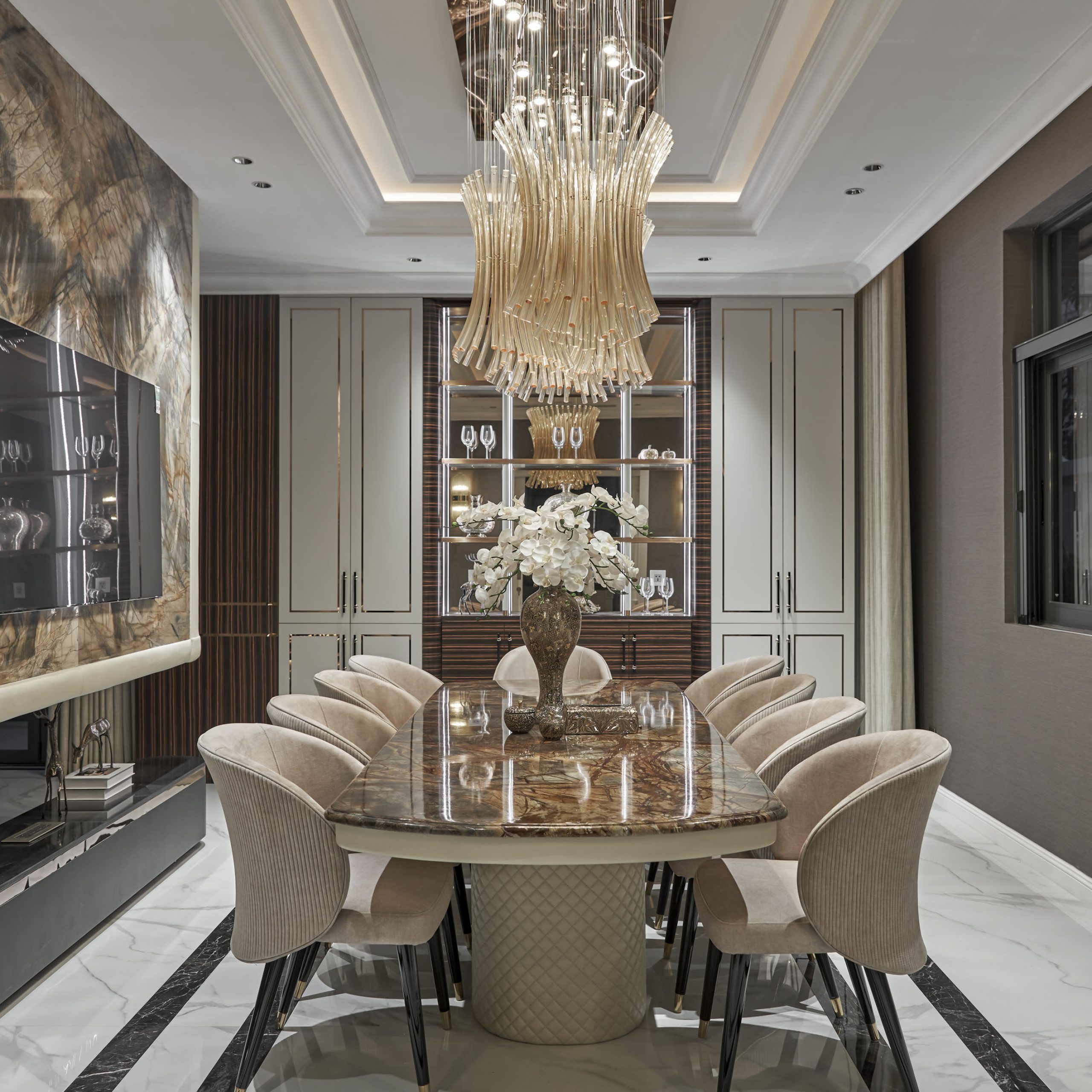 亚洲风格三层别墅设计，打造家庭温馨空间-113